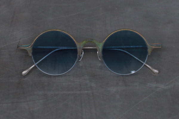 Rigards RG1093TI series titanium alloy sunglasses titanium alloy frame salmon fillet Rigards copper titanium handmade round frame glasses RG0131CU series jade/blue flakes